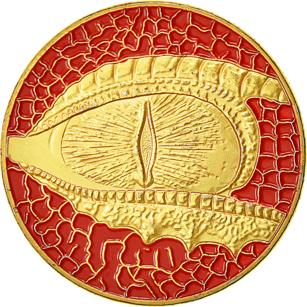 France, Token, Dragon, MS(63), Cupro-nickel Aluminium