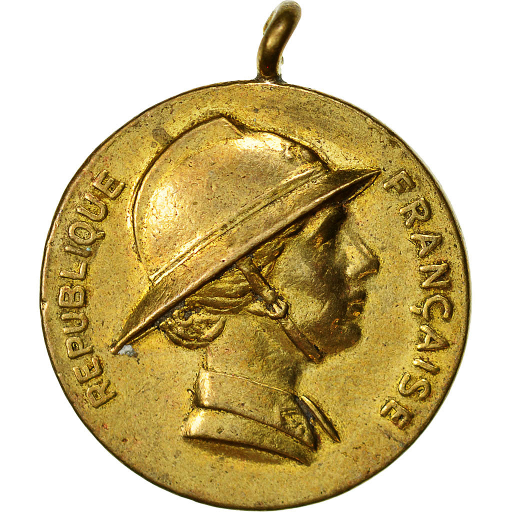 France, Médaille, Sapeurs Pompiers, Abnégation et Fidélité, TTB+, Bronze