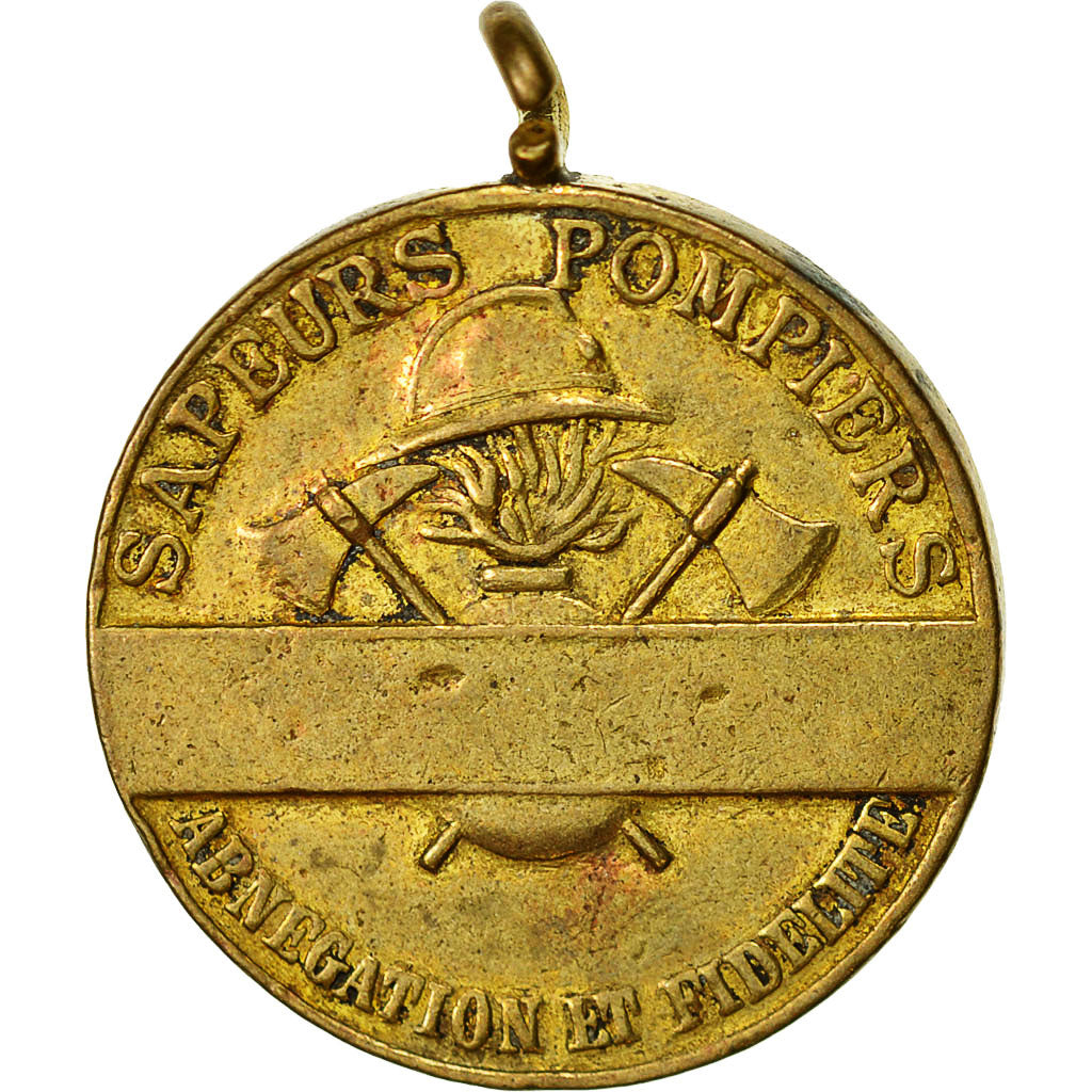 France, Médaille, Sapeurs Pompiers, Abnégation et Fidélité, TTB+, Bronze