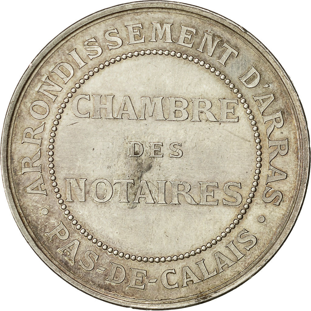 France, Jeton, Chambre des Notaires d'Arras, Tasset, AU(55-58), Silver