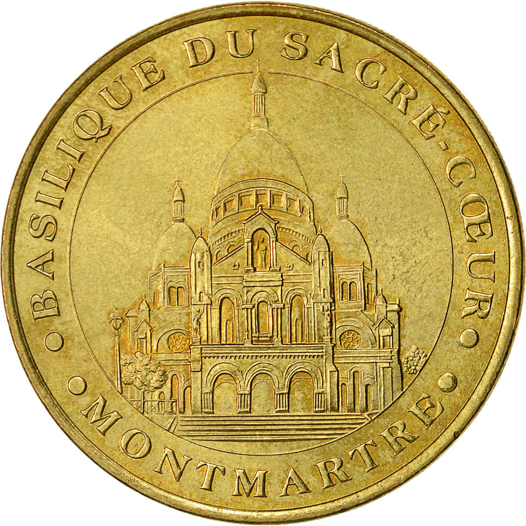 France, Jeton, Touristic token, Basilique du Sacré Coeur de Montmartre, 2002
