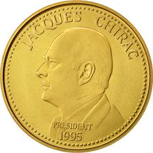 France, Médaille, Jacques Chirac, Elections Présidentielles, 1995, FDC, Gilt