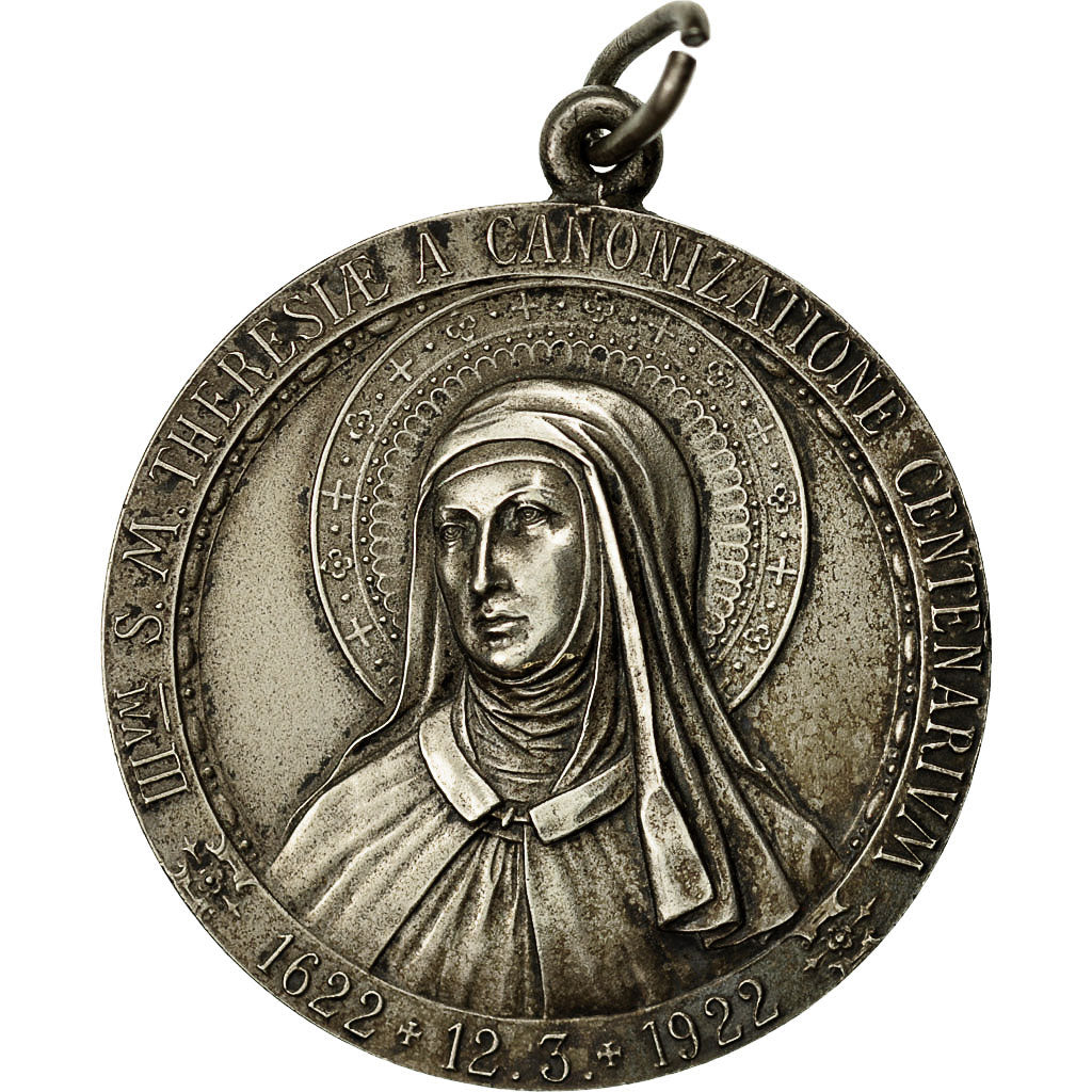 Italia, medaglia, Canonisation de Thérésa de Jésus, 1922, SPL-, Argento