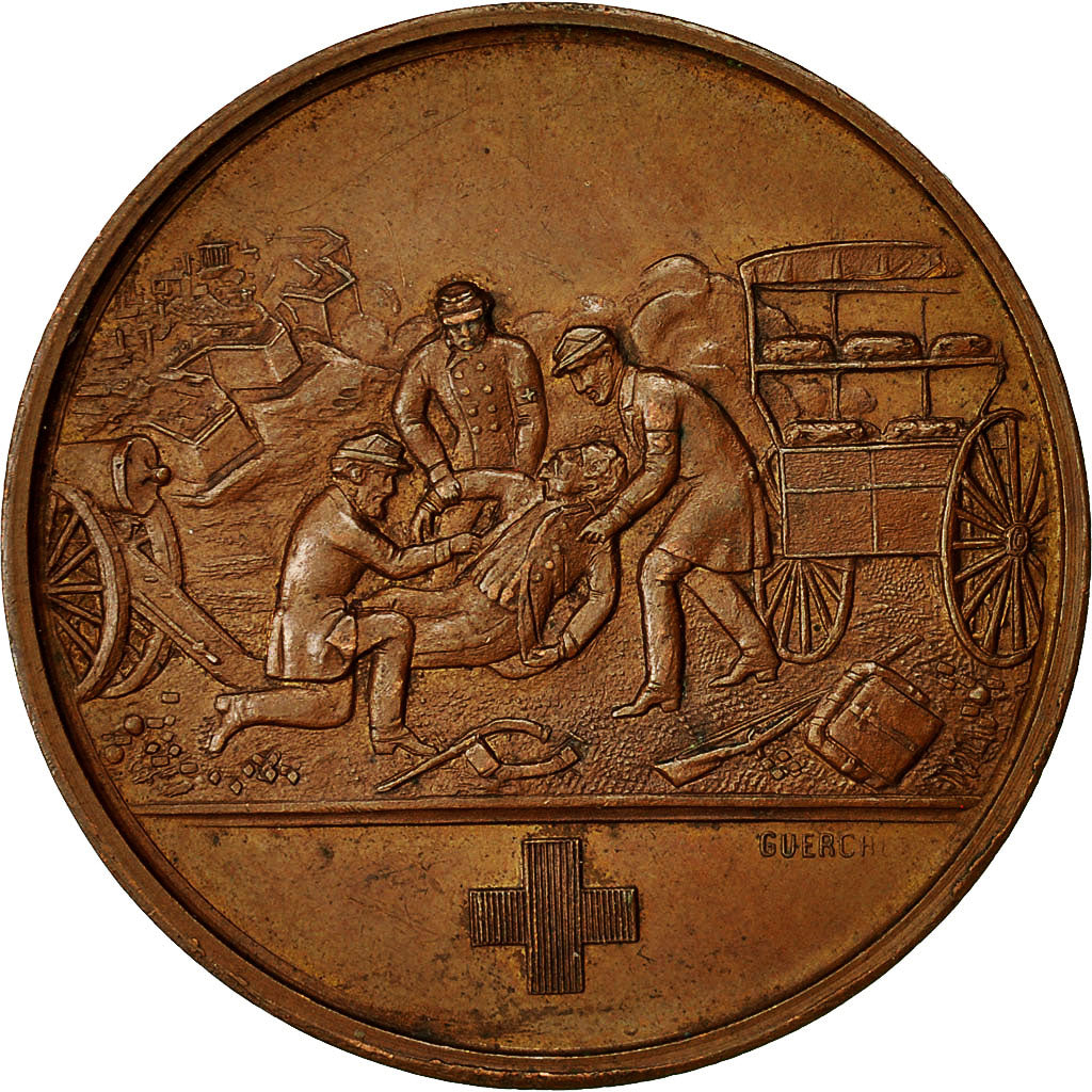 France, Medal, Ministère de la Guerre, Ambulances de la Presse, 1870-1871