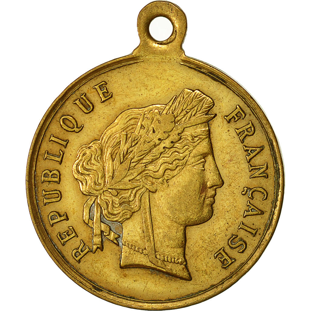 France, Medal, Concours International de Musique de Roubaix, 1882, AU(55-58)