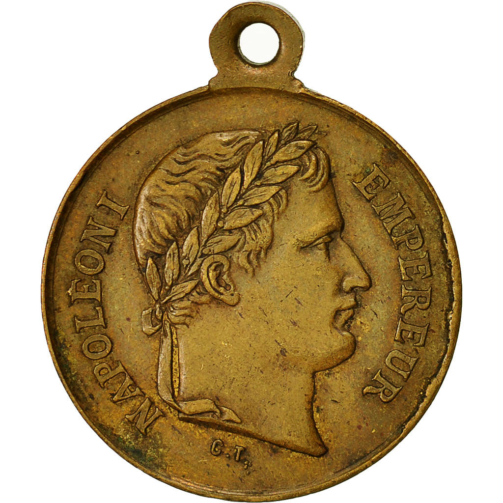 France, Medal, Inauguration du Tombeau de Napoléon Ier, 1853, AU(50-53), Copper