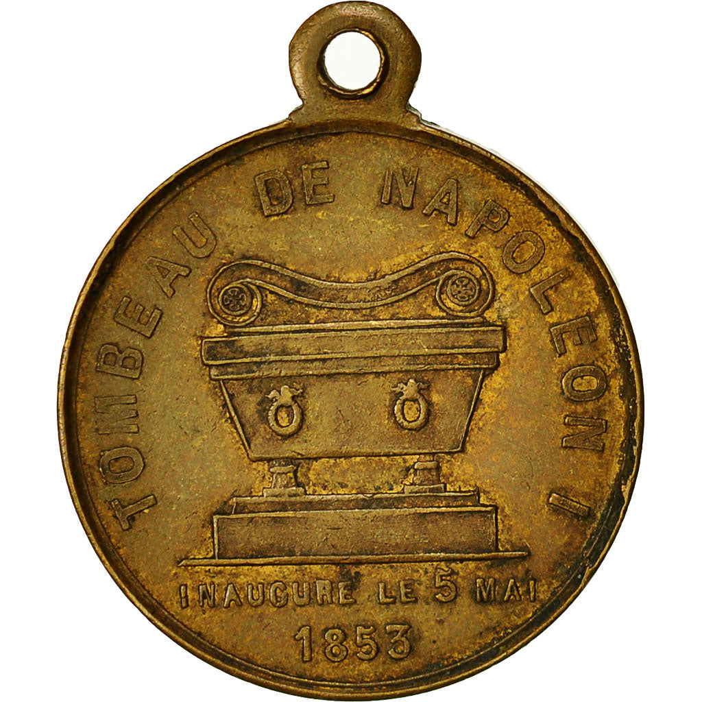 France, Medal, Inauguration du Tombeau de Napoléon Ier, 1853, AU(50-53), Copper