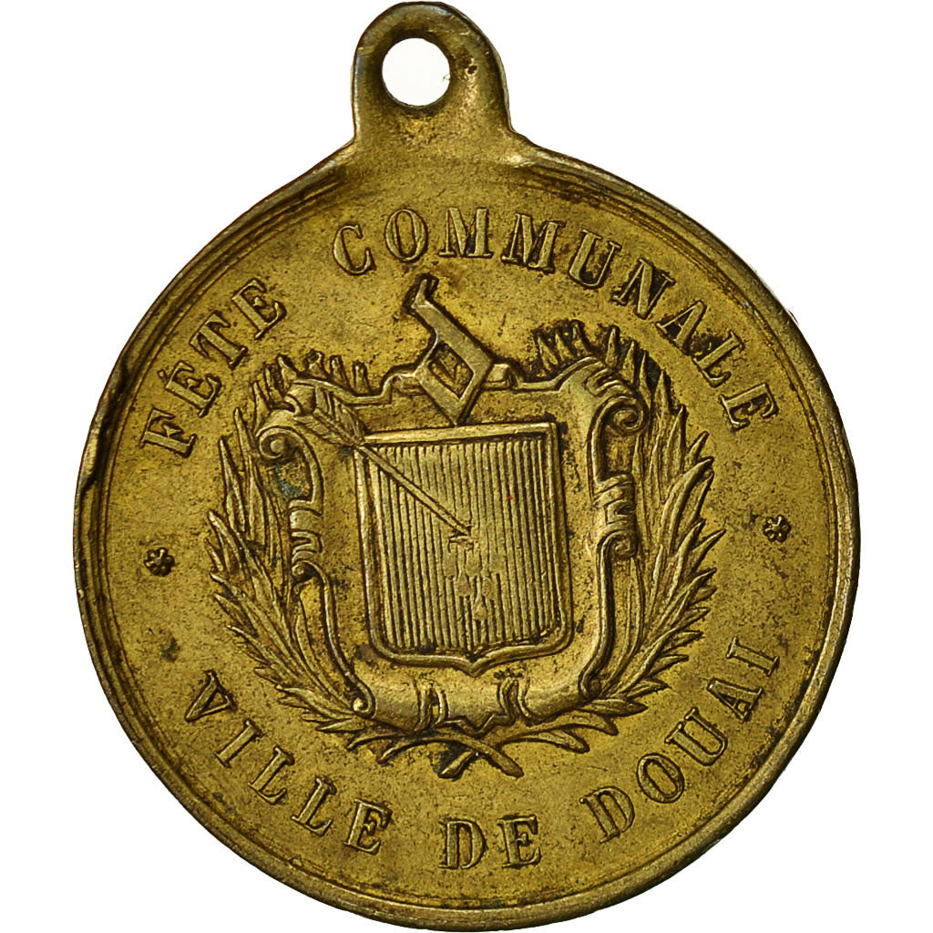 Frankrijk, Medaille, Fête Communale de la Ville de Douai, Gayant, ZF+, Koper