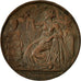 Bélgica, medalla, 25 ème Anniversaire du roi Léopold Ier, 1856, MBC+, Cobre