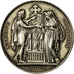 Francja, Medal, Religion, Mariage Chrétien, Pingret, AU(55-58), Srebro