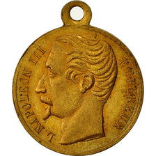 France, Médaille, Louis Napoléon Bonaparte Empereur, 1852, SUP, Cuivre