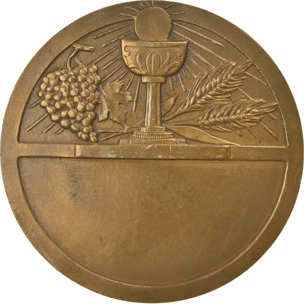 France, Medal, Souvenir de Communion, Religions & beliefs, Rasumny, AU(55-58)