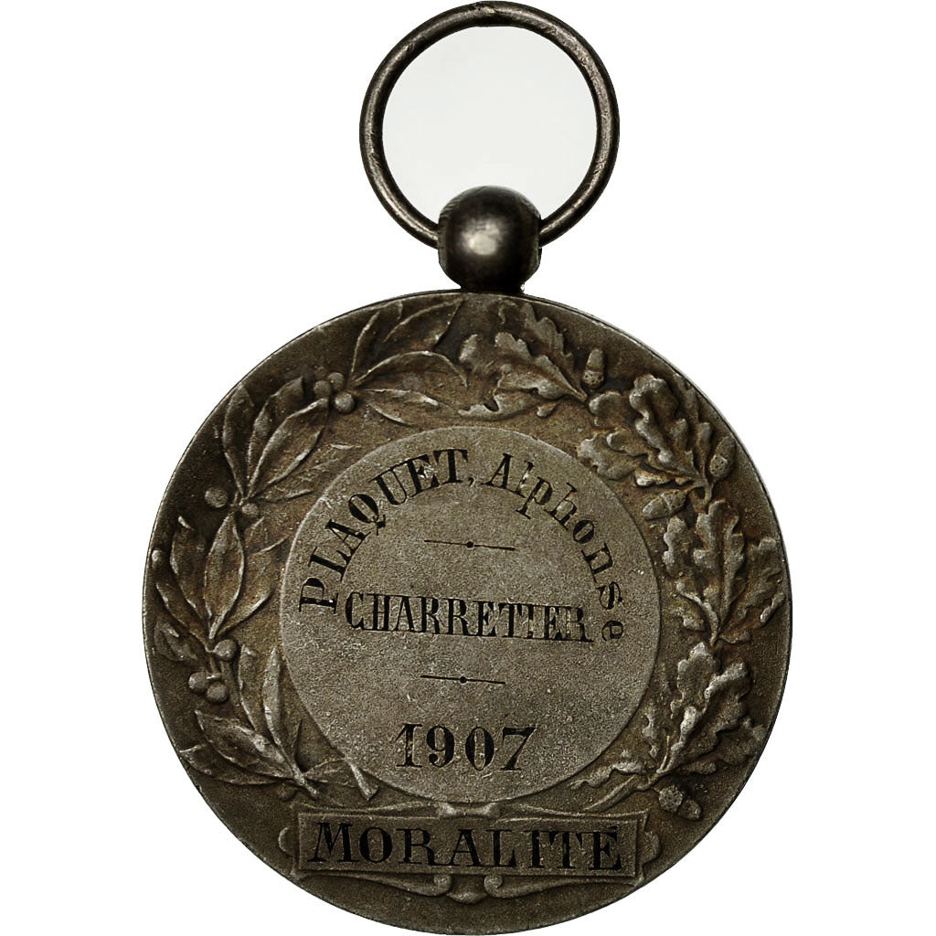 Frankreich, Medaille, Comice Agricole de Saint Quentin, Aisne, 1907, SS+, Silber