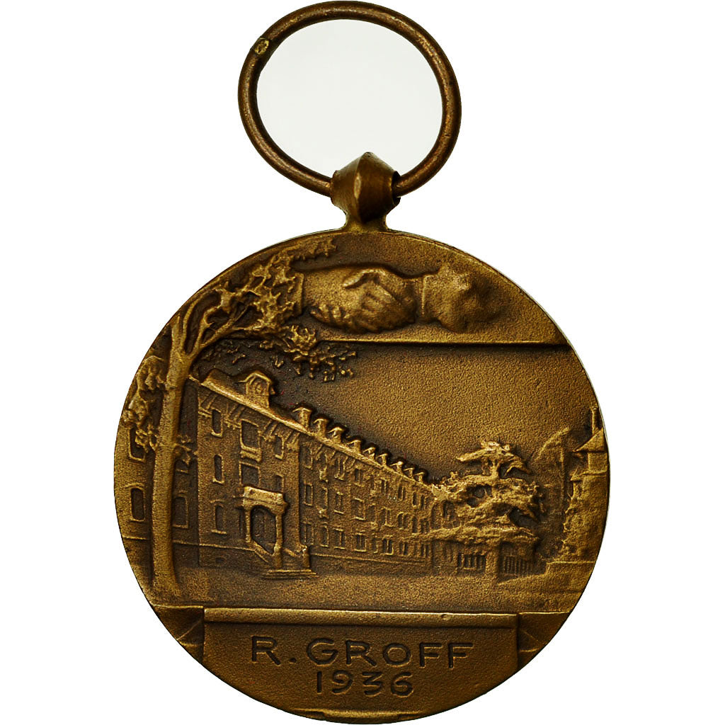 France, Medal, Sanatorium des Cheminots, 1936, MS(60-62), Bronze