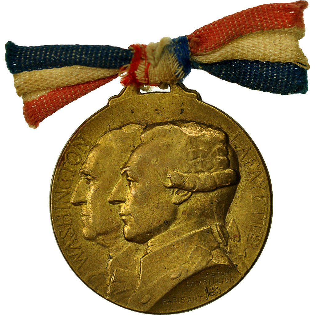 France, Medal, Première Guerre Mondiale, Lafayette, Château-thierry, 1918