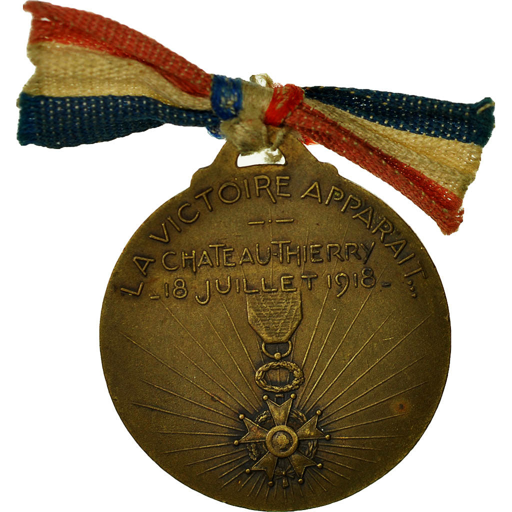 France, Medal, Première Guerre Mondiale, Lafayette, Château-thierry, 1918