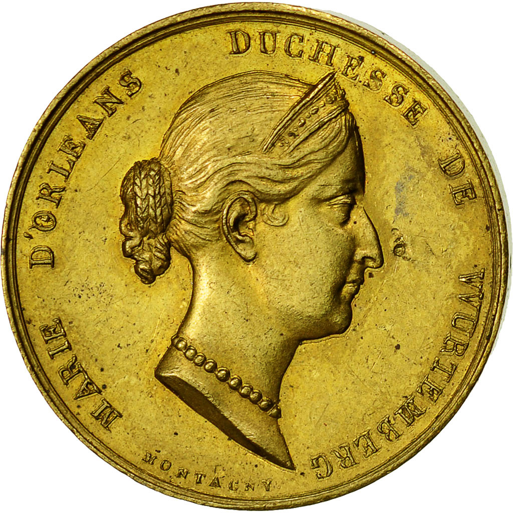 Frankrijk, Medaille, Statue de Jeanne d'Arc, Marie d'Orléans, 1837, Montagny