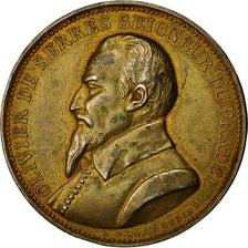 France, Médaille, Comice Agricole de Reims, Olivier de Serres, 1932, Oudiné
