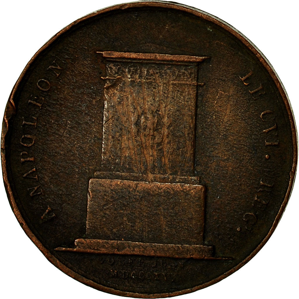France, Médaille, A Napoléon Ier, Le 56ème Régiment, 1815, TB+, Cuivre