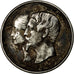 France, Médaille, Napoléon III, Naissance de Louis Napoléon, 1856, Caqué
