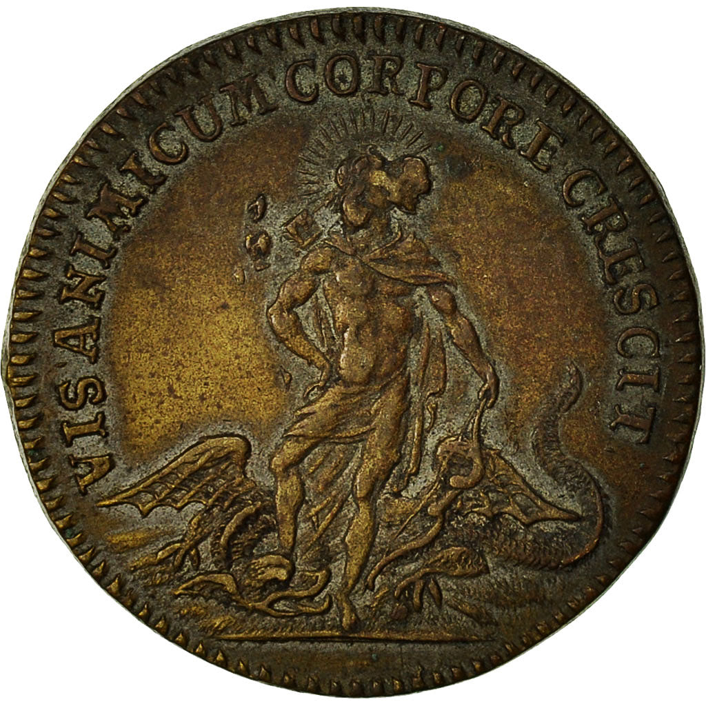 France, Token, Louis XV, Nuremberg, AU(50-53), Brass