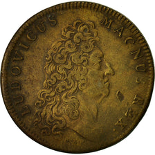 France, Token, Louis XIV, Comptabilité des Bâtiments du Roi, VF(30-35), Brass