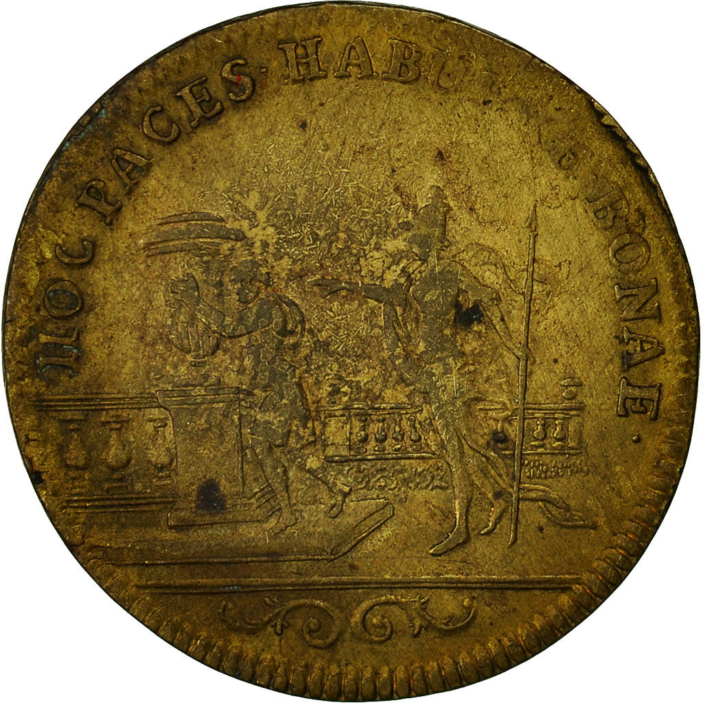 France, Token, Louis XIV, Comptabilité des Bâtiments du Roi, VF(30-35), Brass