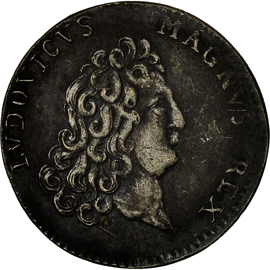 Francia, Token, Louis XV, Dit Le Bien Aimé, MB+, Argento