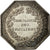 Francia, Token, Louis XVIII, Compagnie des Notaires de Corbeil, Peuvrier, SPL-