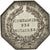 Francia, Token, Louis XVIII, Compagnie des Notaires de Corbeil, Peuvrier, SPL-