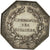Francia, Token, Louis XVIII, Compagnie des Notaires de Corbeil, Peuvrier, SPL-