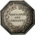 Francia, Token, Louis XVIII, Compagnie des Notaires de Corbeil, Peuvrier, SPL