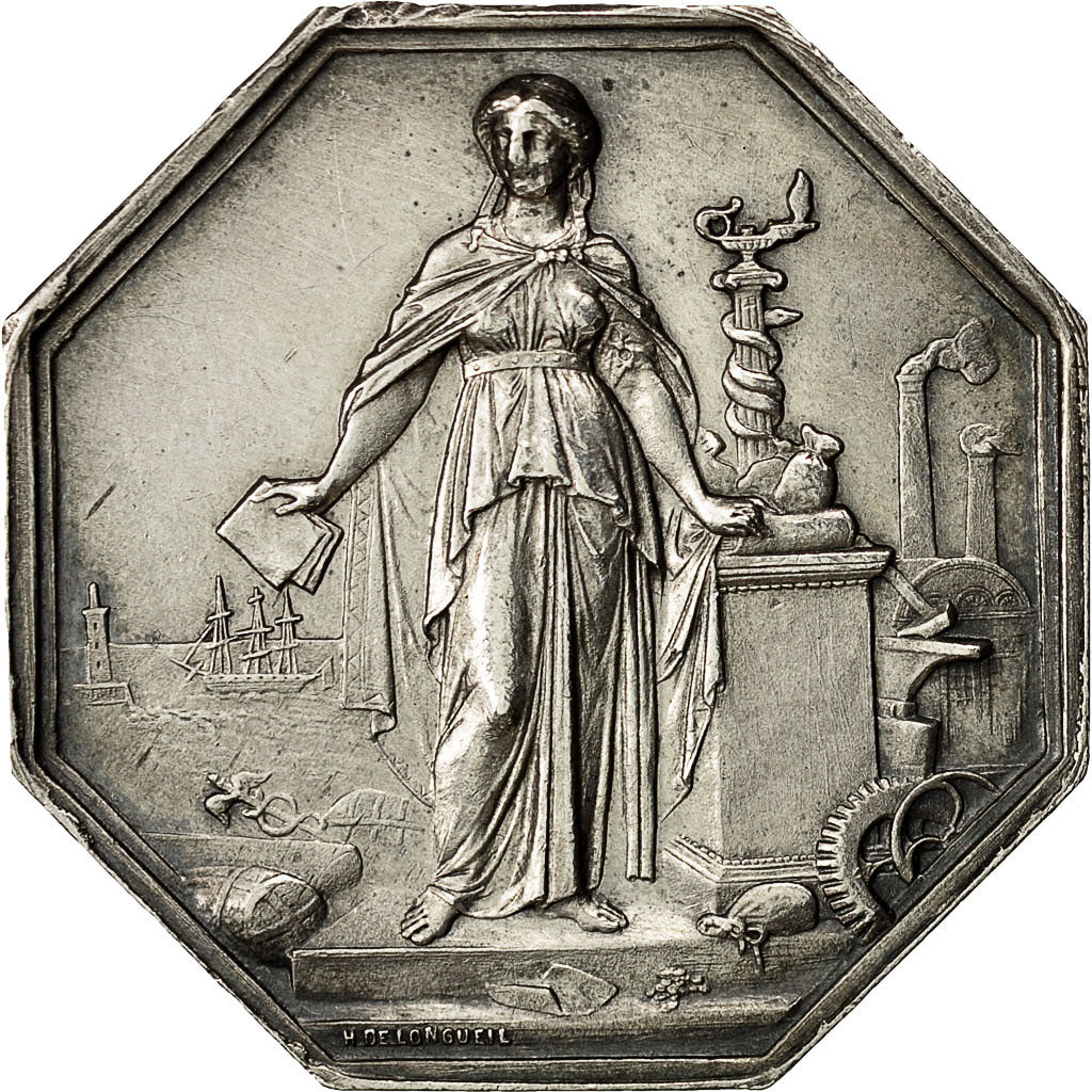 France, Token, Banques, Société de Crédit Industriel et Commercial, 1859, De