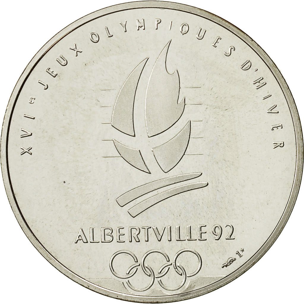 Frankreich, Medaille, Jeux Olympiques d'Albertville, Squaw Valley, 1992, UNZ+