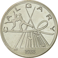 France, Médaille, Jeux Olympiques d'Albertville, Calgary, 1992, SPL+, Argent