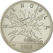 France, Médaille, Jeux Olympiques d'Albertville, Grenoble, 1992, SPL+, Argent