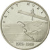 France, Medal, Jeux Olympiques d'Albertville, Saint Moritz, 1992, MS(64), Silver