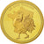 France, Medal, Histoire de France, Le Coq Gaulois, MS(65-70), Copper Gilt