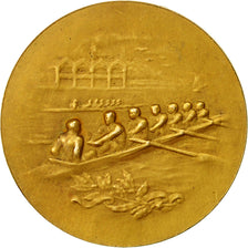 Algerije, Medaille, Yole à 2, Championnat d'Alger, 1929, UNC-, Gilt Bronze