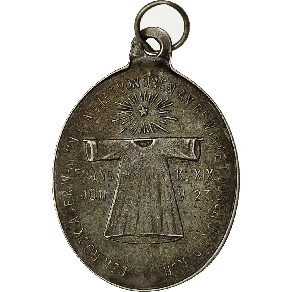 Germania, medaglia, Religion, Pèlerinage à Trêves, 1891, BB+, Argento
