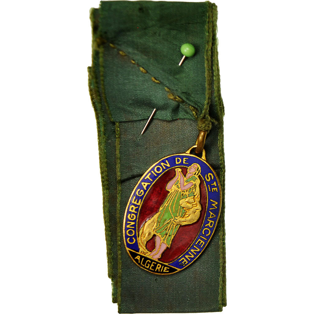 Algeria, Medal, Congrégation de Sainte Marcienne, AU(55-58), Copper Gilt