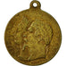 Algeria, Médaille, Voyage de Napoléon III et Eugénie, 1860, Caqué, TTB