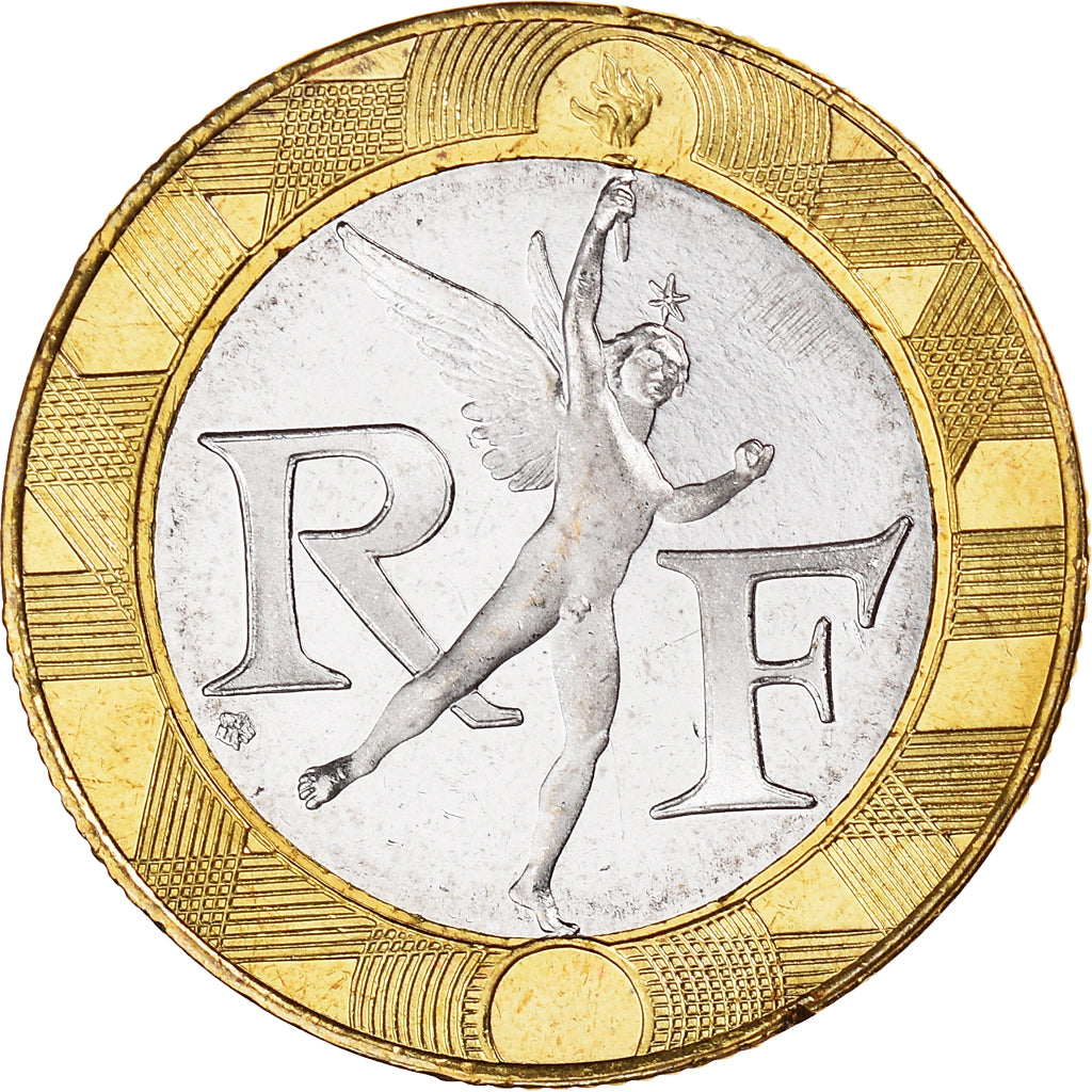Munten, Frankrijk, Génie, 10 Francs, 2001, Paris, BU, FDC, Aluminum-Bronze