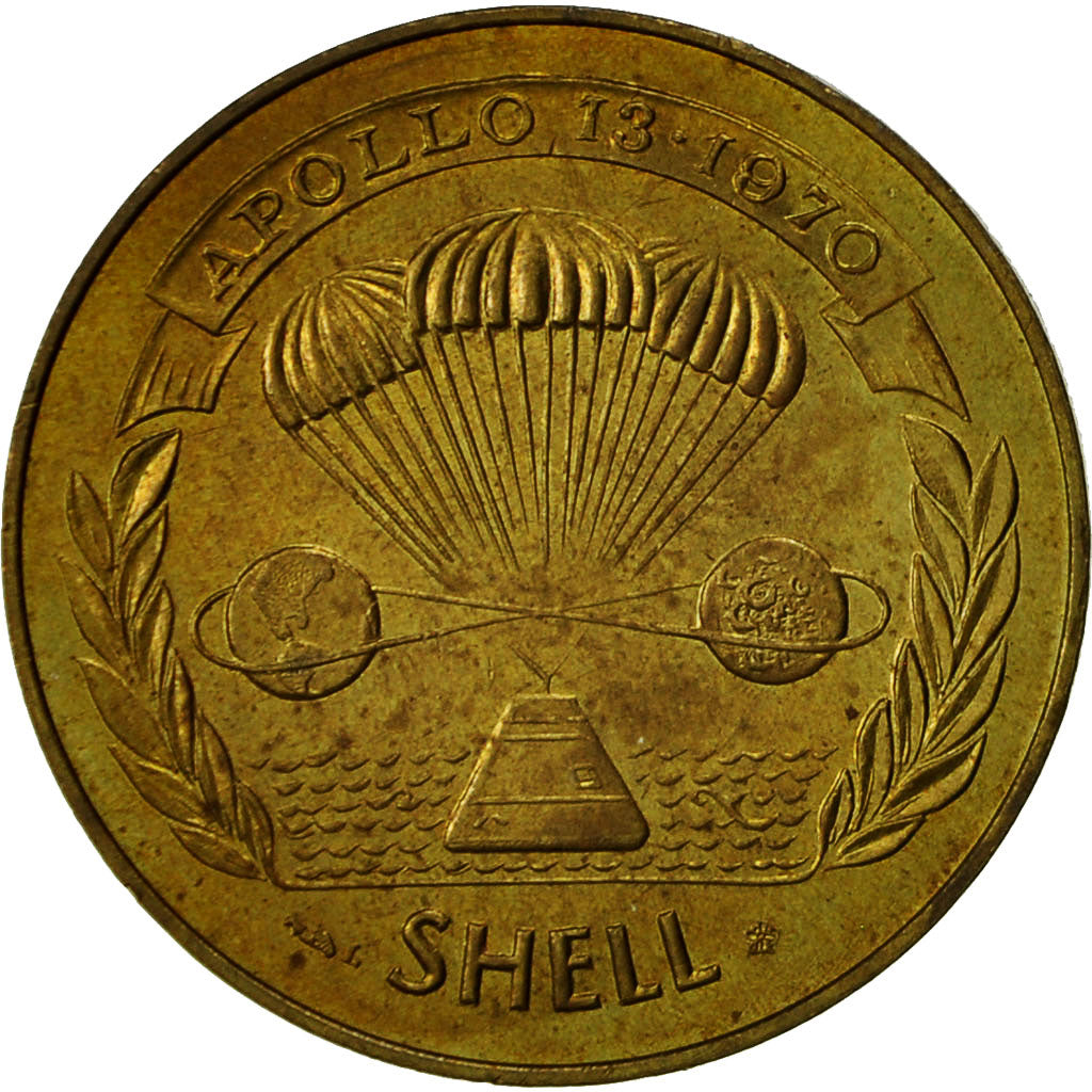 France, Medal, Espace, Apollo 13, MS(60-62), Copper