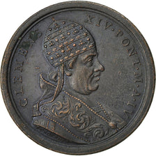 Italien, Medaille, Etats Pontificaux, Clément XIV, VZ, Bronze