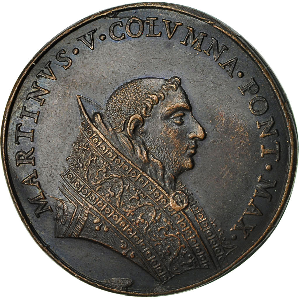 Italy, Medal, Etats Pontificaux, Martinus V, 1567, MS(60-62), Bronze