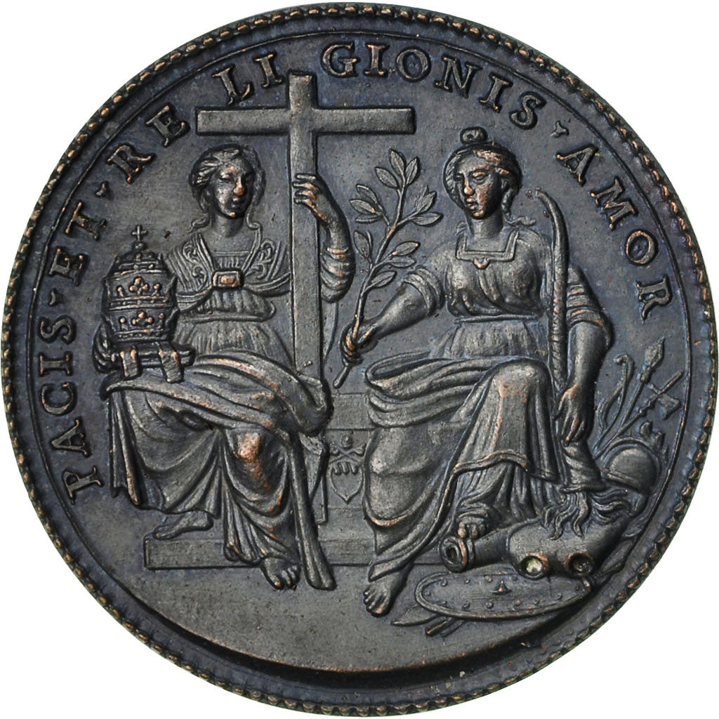 Italie, Médaille, Etats Pontificaux, Grégoire XV, 1623, SPL, Bronze