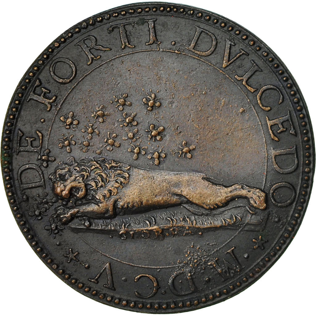Italy, Medal, Etats Pontificaux, Léon XI, 1605, AU(55-58), Bronze