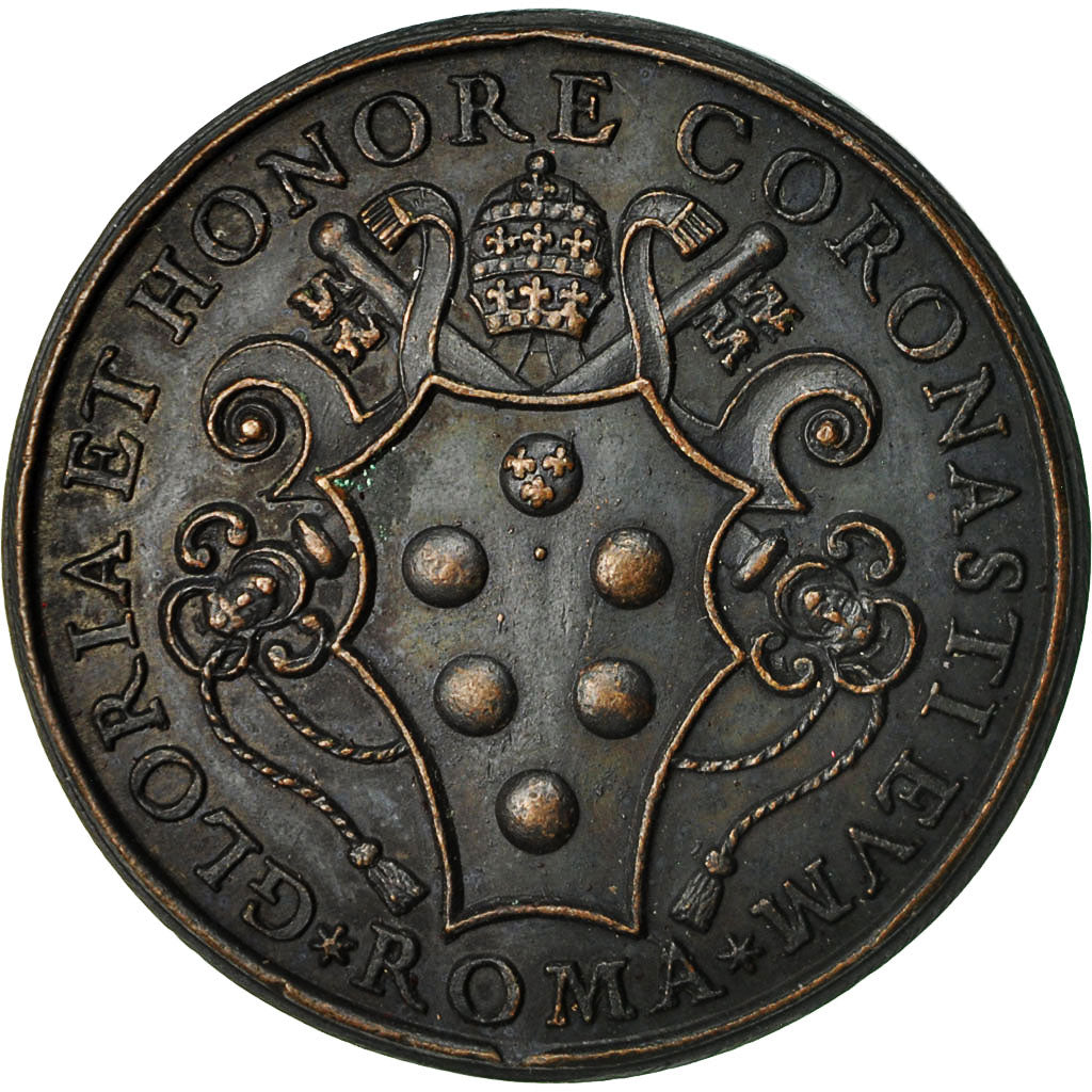 Italia, medaglia, Etats Pontificaux, Clément VII, 1525, SPL, Bronzo