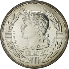 France, Medal, Ecu Europa, Marianne, 1985, Rodier, MS(64), Silver